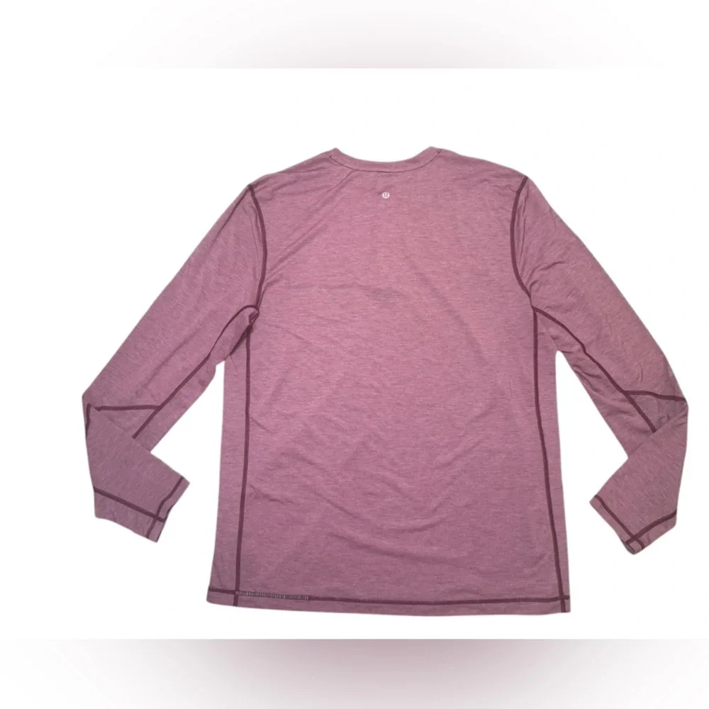 Lululemon Men's T.H.E. Henley Heathered Rosewood XXL Athletic Training